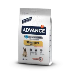 Сухой корм Advance Dog Mini Sensitive для собак малых пород с чувствительным пищеварением с лососем и рисом 7,5 кг (923680)
