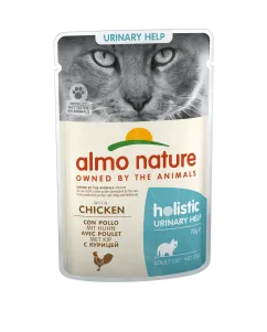 Вологий корм Almo Nature Holistic Functional Cat, для котів з профілактикою сечокам'яної хвороби, пауч, 70 г курка (5297)