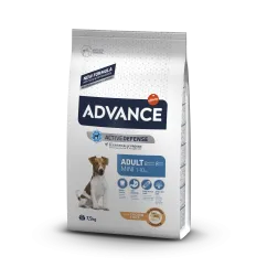 Сухой корм Advance Dog Mini Adult для взрослых собак маленьких пород с курицей и рисом 7,5 кг (923679)
