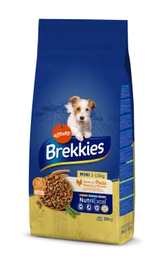 Сухой корм Brekkies Dog Mini для взрослых собак маленьких пород с курицей 20 кг (927410)