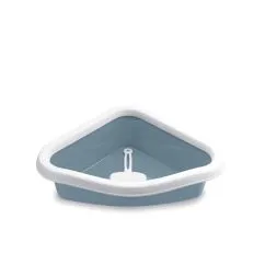 Туалет "Sprint Corner" з лопаткою, 40*56*14 см металевий-синій (96612)