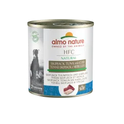 Вологий корм Almo Nature HFC Dog Natural, 290 г смугастий тунець і тріска (5523)