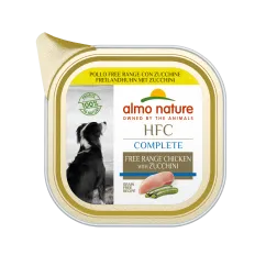 Вологий корм Almo Nature HFC Dog Complete, 85 г курка вільного вигулу і цукіні (802)