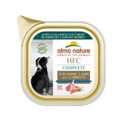 Влажный корм Almo Nature HFC Dog Complete, 85 г исландский ягненок и морковь (800)
