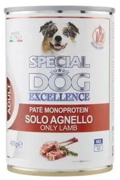 Влажный корм Monge SDE Dog 100% ягненок 0,4кг (70062466)