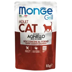 Влажный корм Monge Cat GRILL Adult ягненок 0,085кг (70013628)
