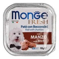 Влажный корм Monge Dog FRESH с говядиной 0,1кг (70013079)