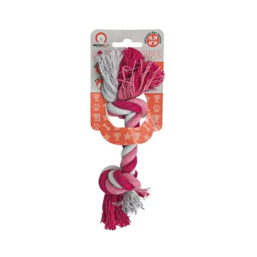 Іграшка для собак Misoko&Co Довга мотузка, pink, 35.5см (SOLMISC3807Z) - фото №2