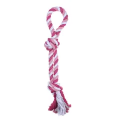 Іграшка для собак Misoko&Co Мотузкова петля, pink, 40 см (SOLMISC3809R)