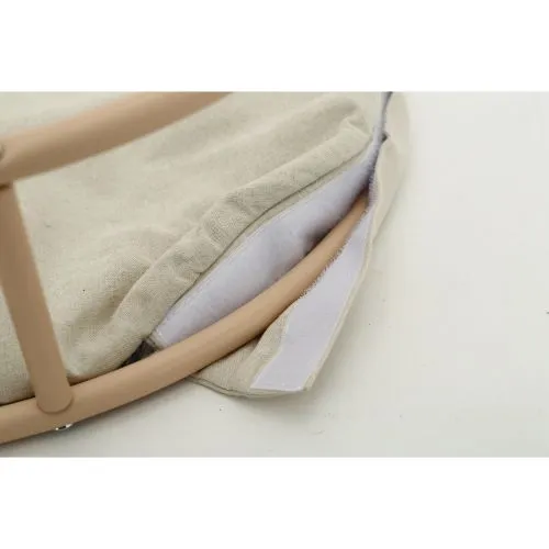 Складаний лежак Misoko&Co Pet bed round plush, 45x45x22 см, dark brown coat (HOOP31836) - фото №4