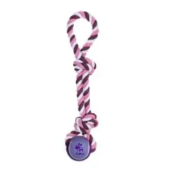 Игрушка для собак Misoko&Co Мяч с веревкой, purple, 40 см (SOLMISC4901V)