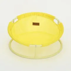 Складаний лежак Misoko&Co Pet bed round, 45x45x22 см, yellow (HOOP31832)