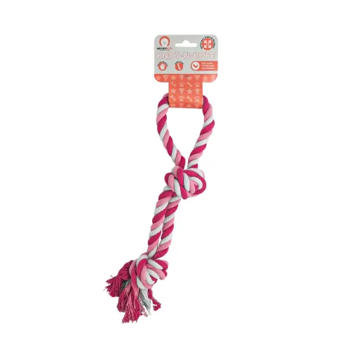 Іграшка для собак Misoko&Co Мотузкова петля, pink, 40 см (SOLMISC3809R) - фото №2
