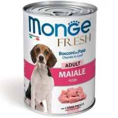 Влажный корм Monge Dog FRESH со свининой 0,4кг (70014465)