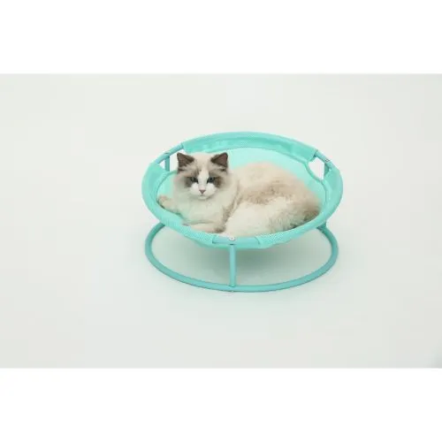 Складной лежак Misoko&Co Pet bed round, 45x45x22 см, mint (HOOP31831) - фото №5