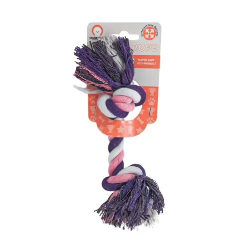 Іграшка для собак Misoko&Co Коротка мотузка, purple, 20 см (SOLMISC3801V) - фото №2