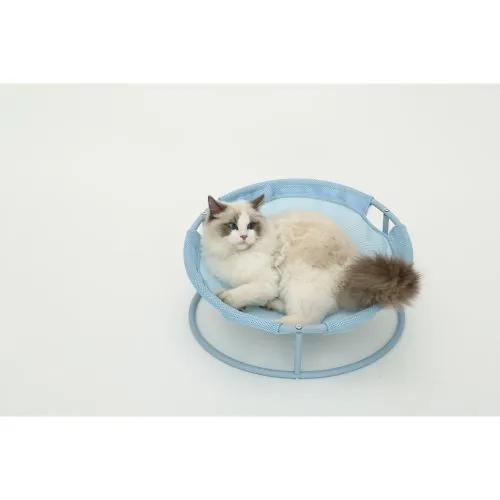 Складной лежак Misoko&Co Pet bed round, 45x45x22 см, light blue (HOOP31833) - фото №5