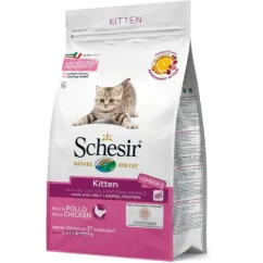 Сухий корм Schesir Cat Kitten ШЕЗИР Кошеня Курка монопротеїновий для кошенят , 1.5 кг (ШККК1,5)