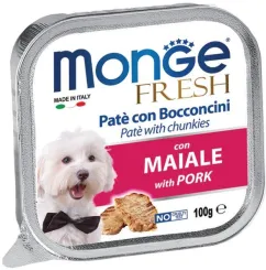 Вологий корм Monge Dog FRESH з і свининою 0,1кг (70013093)