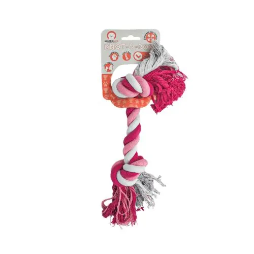 Іграшка для собак Misoko&Co Кручена мотузка, pink, 15 см (SOLMISC3800R) - фото №2