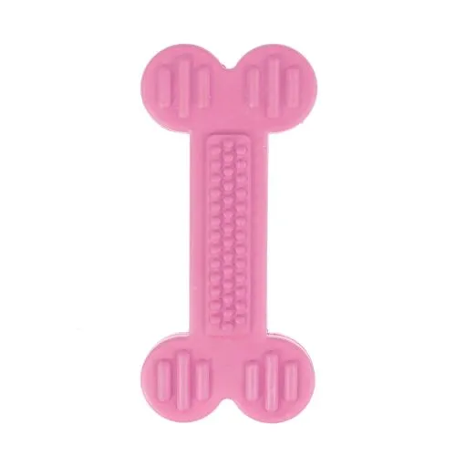 Игрушка для собак Misoko&Co Резиновая кость, pink, 14,5 см (SOLMISR4176R) - фото №2