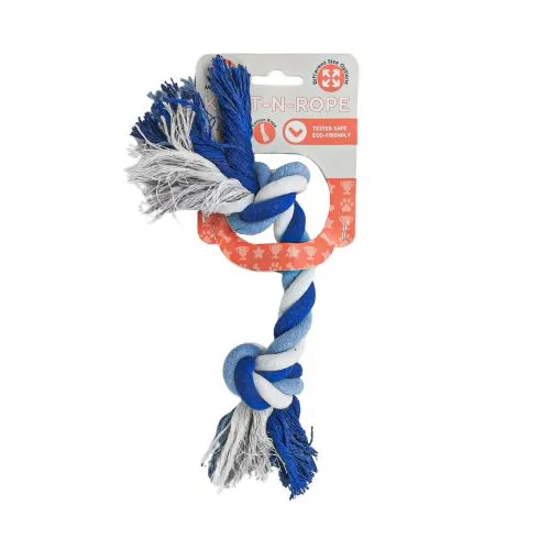 Игрушка для собак Misoko&Co Средняя веревка, blue, 30 см (SOLMISC3804Z) - фото №2