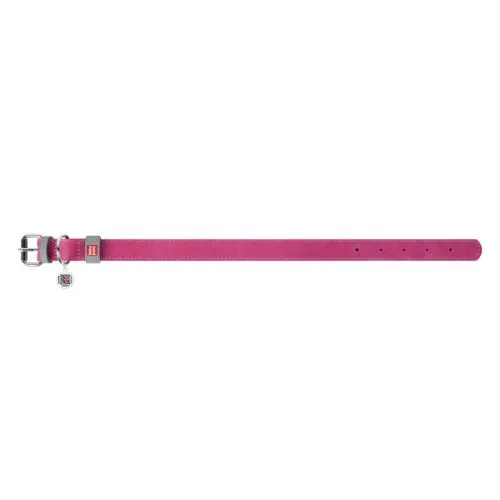 Ошейник для собак кожаный Collar WAUDOG Classic, Ш 20 мм, Дл 30-39 см розовый (2177) - фото №4
