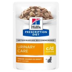 Вологий корм Hills Prescription Diet c/d для котів з куркою 85 г (605601)