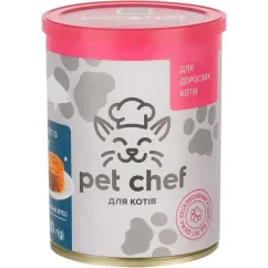 Мясной паштет для взрослых кошек Pet Chef 360 г (рыба) (4820255190396)