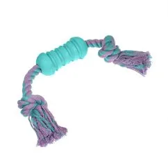 Іграшка для собак Misoko&Co Салямі з мотузкою, blue, 50 см (SOLMISR3900Z)
