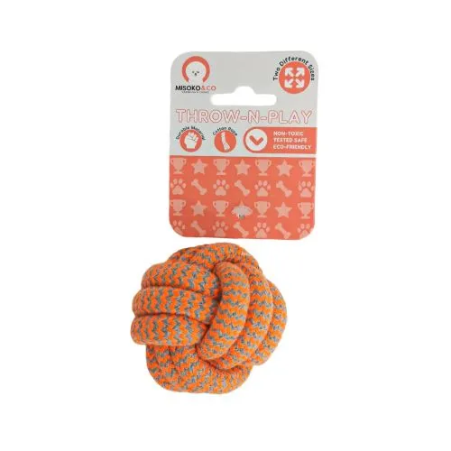 Іграшка для собак Misoko&Co М'яч, orange, 6 см (SOLMISC2050O) - фото №2