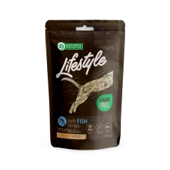 Лакомства для котов Nature's Protection Lifestyle Snack For Cats Soft Fish Strips 75г (SNK46154)