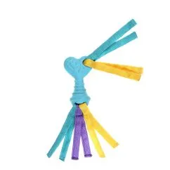 Іграшка Misoko&Co у формі серця з мотузкою для собак, light blue, 28 см (SOLMISR5146Z)