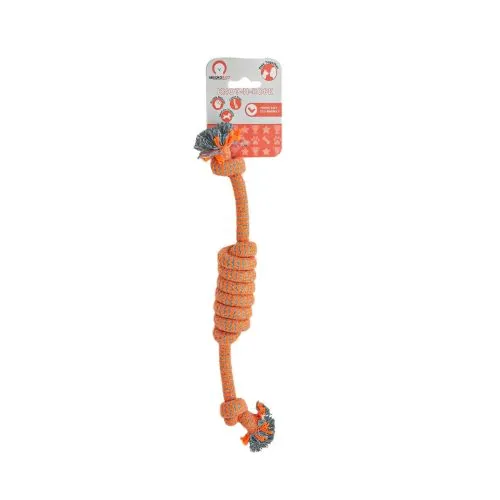 Іграшка для собак Misoko&Co Кручена мотузка, orange, 38 см (SOLMISC2062O) - фото №2