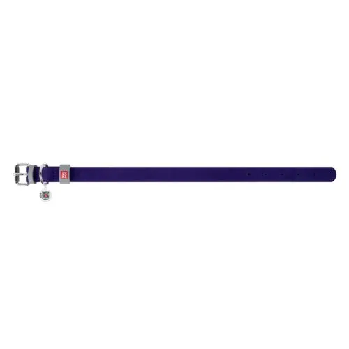 Нашийник для собак шкіряний Collar WAUDOG Classic, Ш 15 мм, Дл 27-36 см фіолетовий (2079) - фото №3