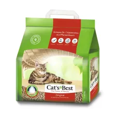 Наполнитель Cat’s Best Original для кошачьего туалета, древесный, 10 л/4.3 кг (JRS324092/0922)