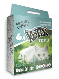 Соевый наполнитель для кошек Kotix 2,5 кг (Ktx4400220)