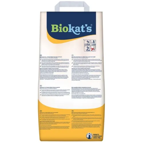 Наповнювач туалета для котів Biokat's Classic 3in1 18 л (бентонітовий) (G-613789) - фото №2