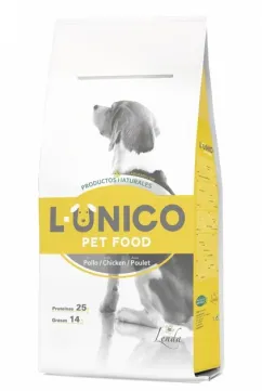 Сухой корм L-ÚNICO Chicken с курицей для взрослых собак всех пород, 20 кг (uni20ch)