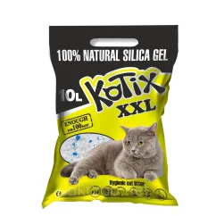Наполнитель для кошачьего туалета силикалевый Kotix XXL 10 л