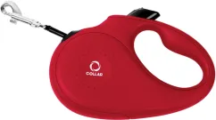 Повідець-рулетка Collar L 5 м/50 кг зі стрічкою (червона) (C81263)