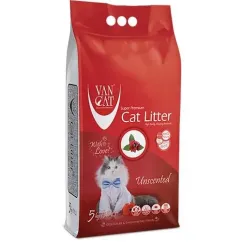 Наполнитель для кошачьего туалета Van Cat Super Premium Quality Natural Бентонитовый комковочный 5 кг (6 л) (8699245857726/8699245856163)