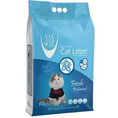 Наполнитель для кошачьего туалета Van Cat Super Premium Quality Fresh Бентонитовый комковочный 10 кг (12 л) (8699245856255/8699245857443) - фото №2
